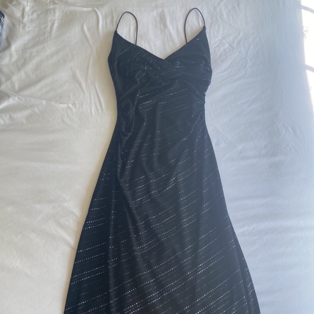 Y2K 2000s ruched maxi dress city triangles